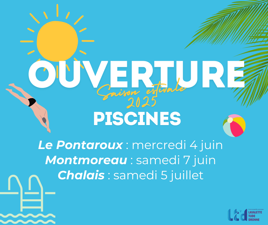 Ouverture des piscines du territoire